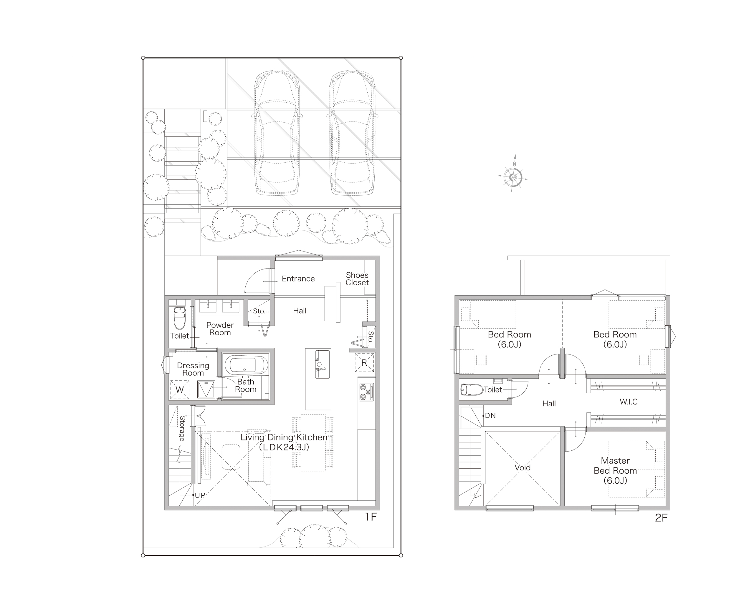 大平宿泊モデルハウス間取り