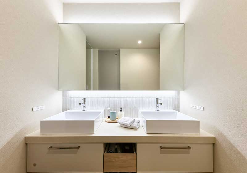 造作洗面カウンター